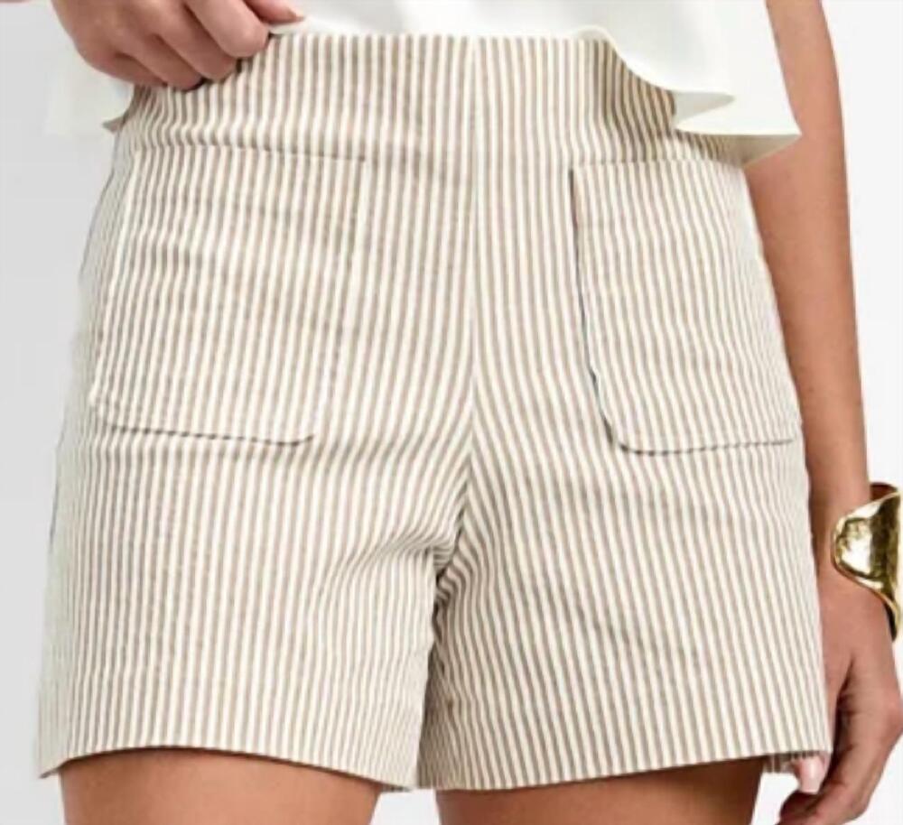 NEW TRINA TURK caspian short in beige